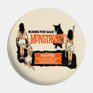 Monstrosity - 60s Cult Classic Horror Pin