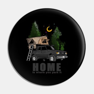 Black Land Cruiser - Home is where you park it Land Cruiser Pin