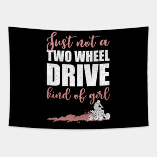 Kind Of Girl ATV Riding Tapestry