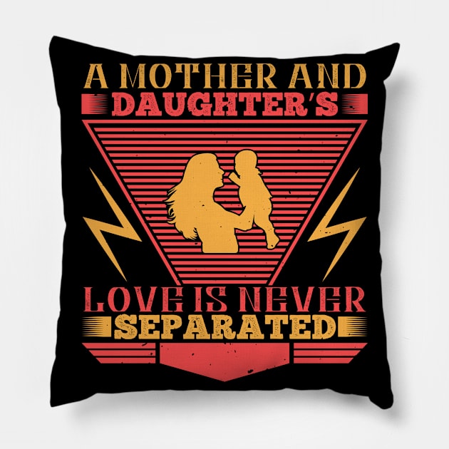 Mom - Mother and daughter's love Pillow by NoPlanB