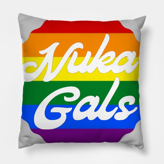 Nuka Gals Pride Pillow by Nuka Gals