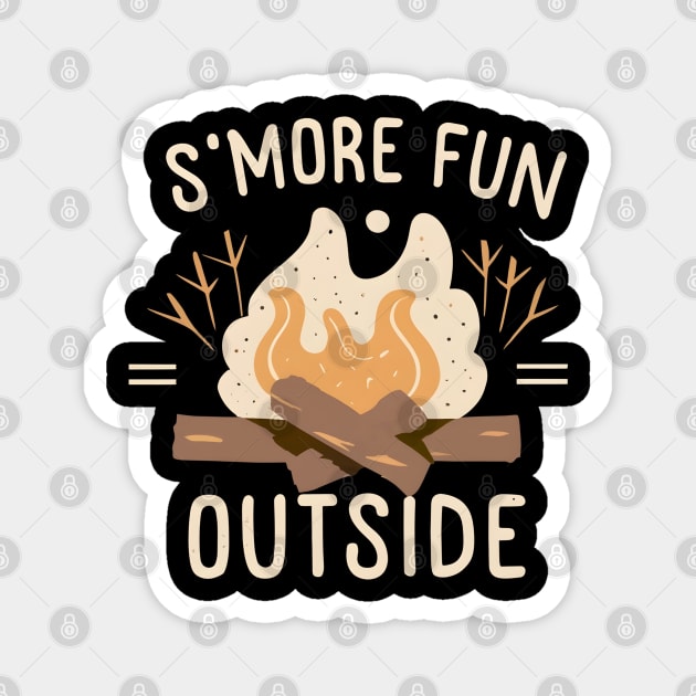 Smores fun outside Magnet by NomiCrafts
