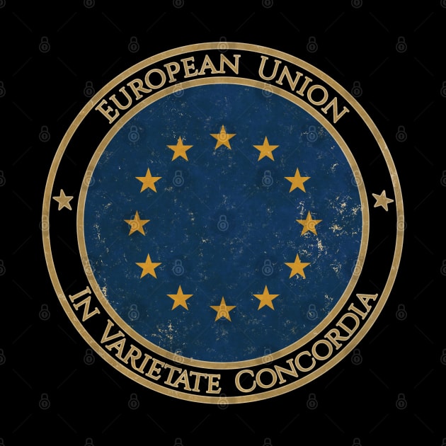 Vintage European Union Europe EU Flag by DragonXX