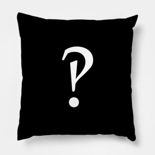 Interrobang Pillow