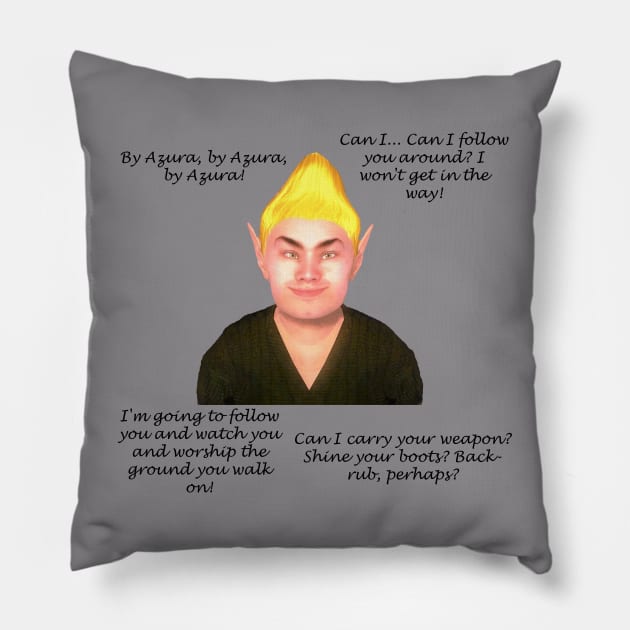 The Adoring Fan Pillow by DaedricMemes