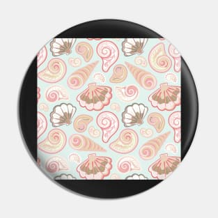 Beach Seashell Treasures Pin