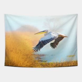 White Pelican at the Golden Isles Tapestry