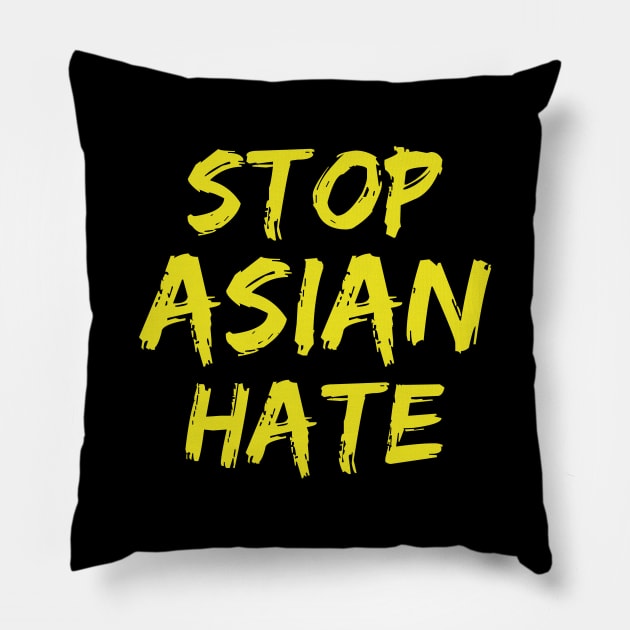 damian lillard stop asian hate Pillow by teecrafts