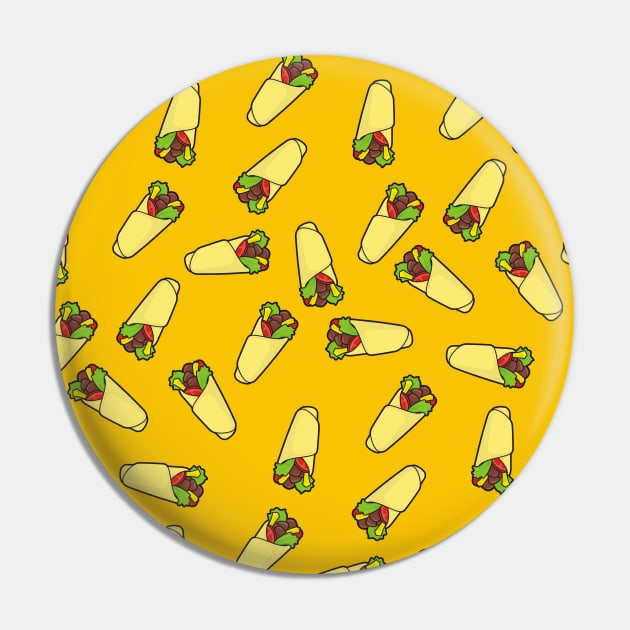Tortilla Wrap Icon Pin by sifis