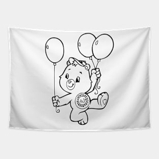 care bear holding a balloon Tapestry