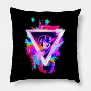 Neon Twilight Sparkle Pillow