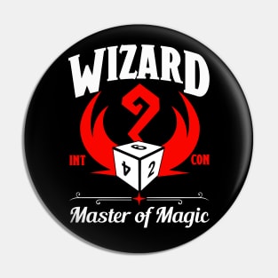 D&D Character Class Wizard Pin