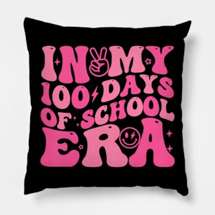 In My 100 Days Of School Era Teacher Kids 100 Days Of School Pillow