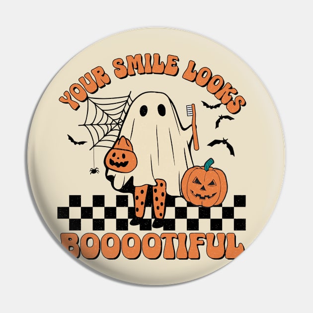 Pediatric Dentist Halloween Spooky Dental Assisant Hygienist Pin by Nisrine