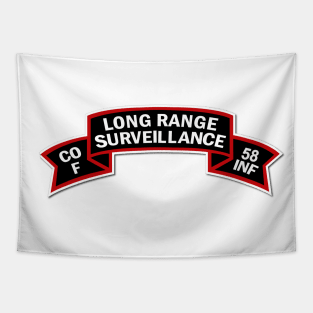 F Co 58th Infantry (Ranger) Scroll - LRRP Tapestry