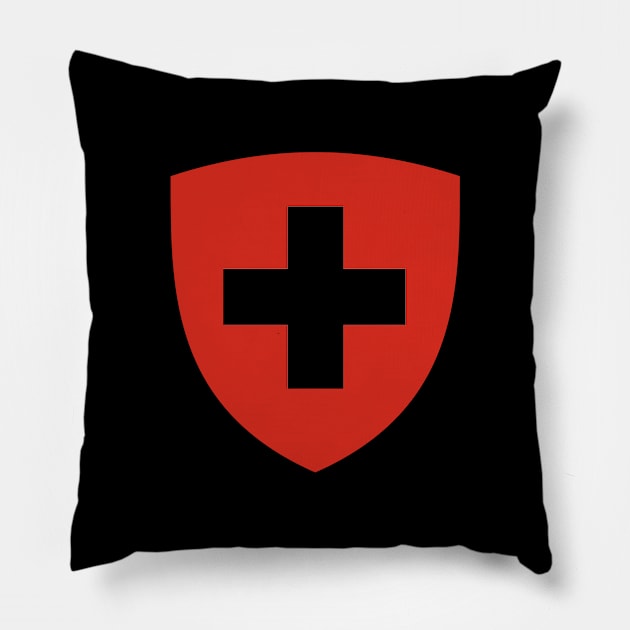 Switzerland Flag Pillow by Historia