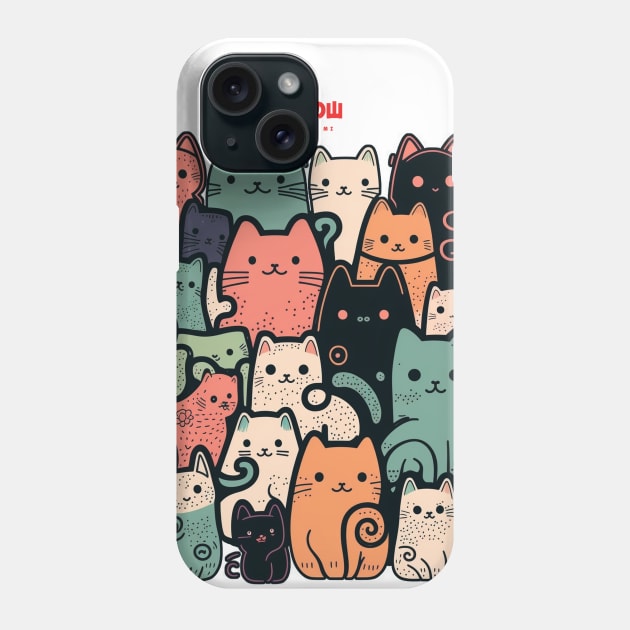 A group of  cats Phone Case by bmron