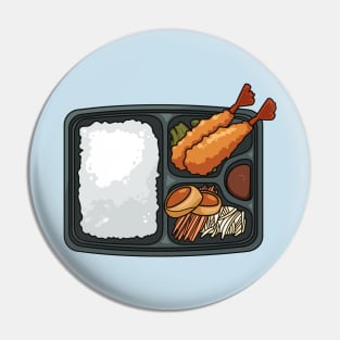 Bento cartoon illustration Pin