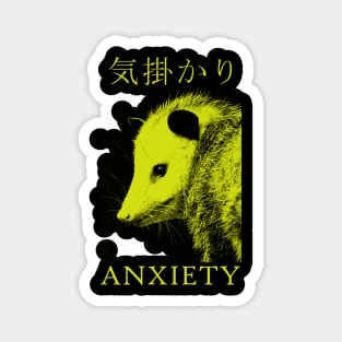 Anxiety Opossum Magnet