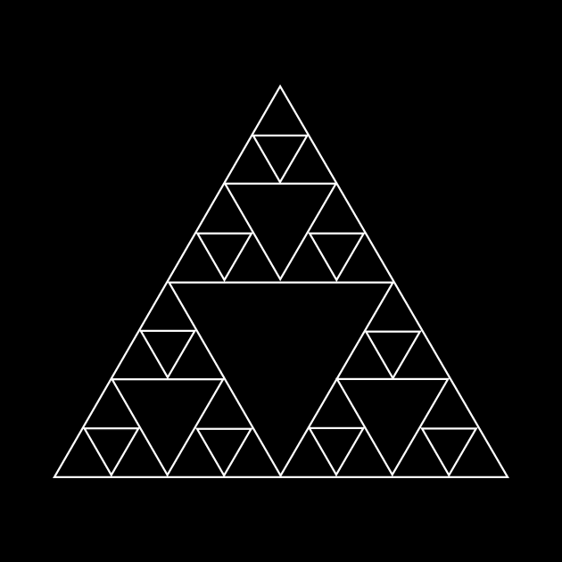 Sierpinski triangle by Mon, Symphony of Consciousness.