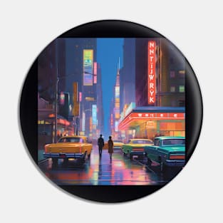 Neo Tokyo city aesthetic Pin