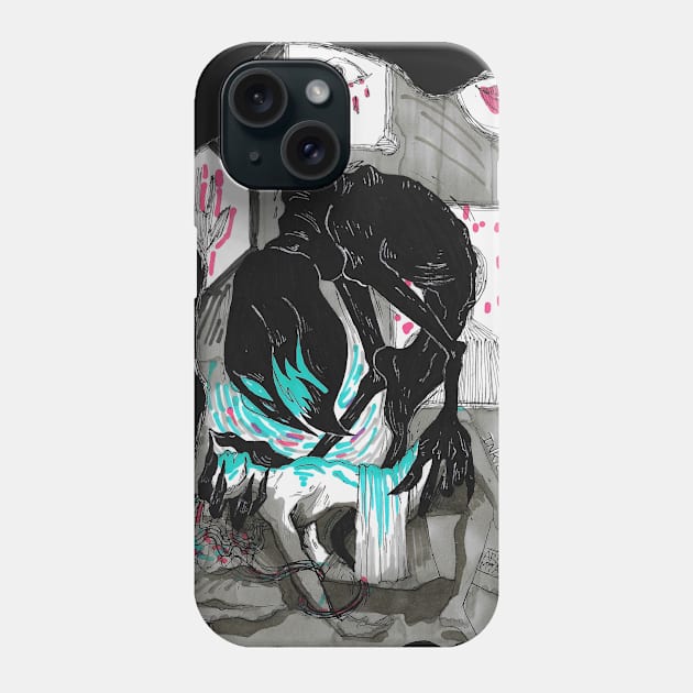 Nightmare demon attack your sleep Phone Case by Aremia17