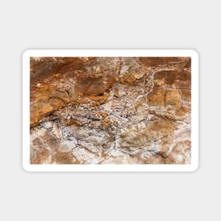 Smashed & Shattered Orange Rock Formation Magnet