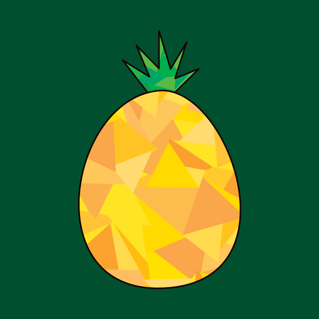 Geometric Pineapple by Ezzie