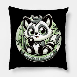 Bamboozled by Cuteness - Adorable Panda Design Pillow