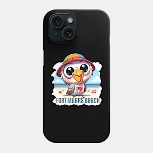 Pelican Love Fort Myers Beach Phone Case