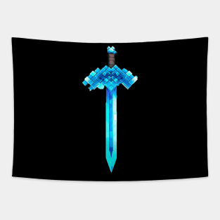 minecraft sword Tapestry