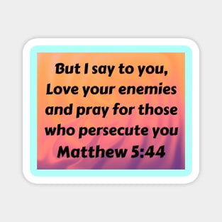 Bible Verse Matthew 5:44 Magnet