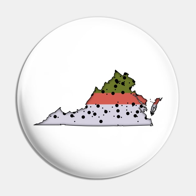 Virginia Trout Pin by somekindofguru