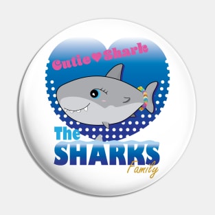 The Sharks Family - Cutie Shark Pin