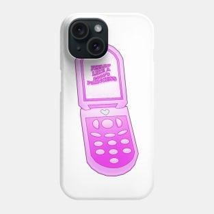 Flip Phone Y2K Princess Purple Phone Case