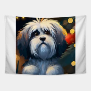 Cute Havanese Drawing Tapestry