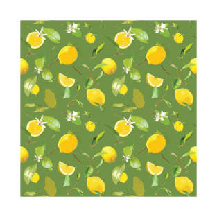 Watercolor Lemon & Leaves 4 T-Shirt