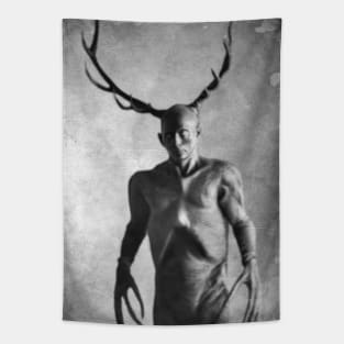 Vintage Hannibal Nosferatu Style Wendigo Tapestry