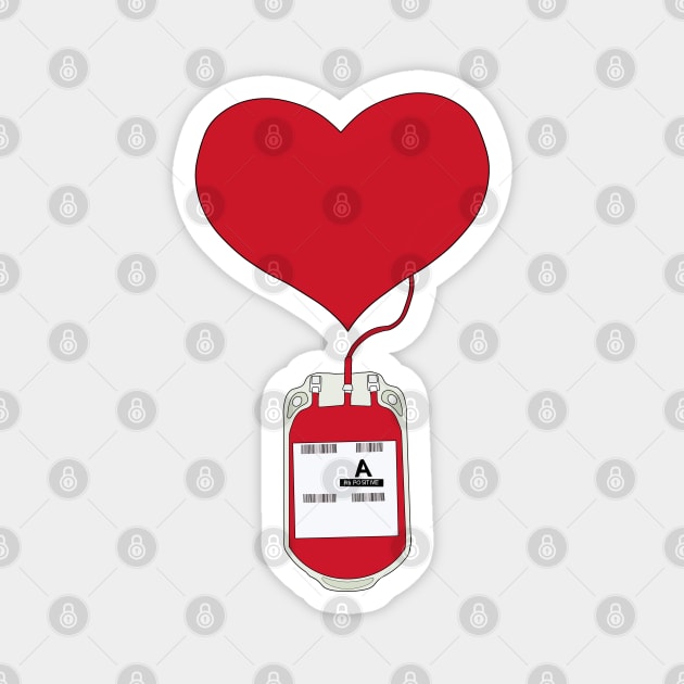 Donating blood is an act of love Magnet by DiegoCarvalho