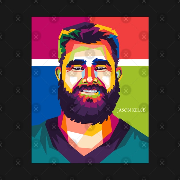 Jason Kelce by cool pop art house