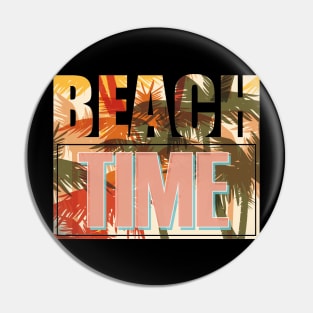 Beach Time Pin