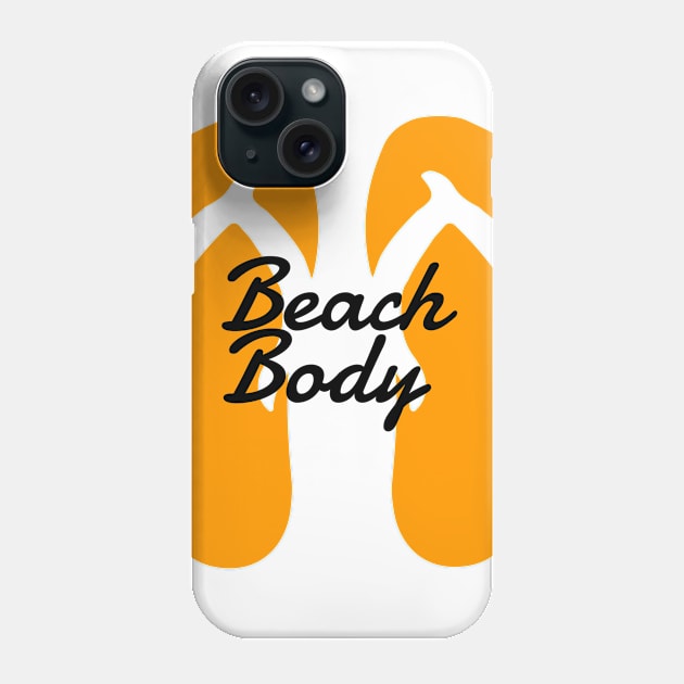 Beach Body Flip Flops Phone Case by Evlar