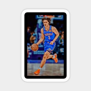 Josh Giddey Basketball Fanart Magnet