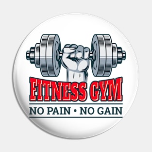 Fitness Gym Pin