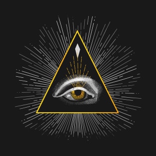 All seeing eye in pyramid T-Shirt