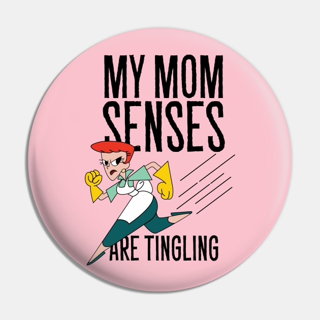 Mom Senses Dexter's Laboratory Pin by Perpetual Brunch