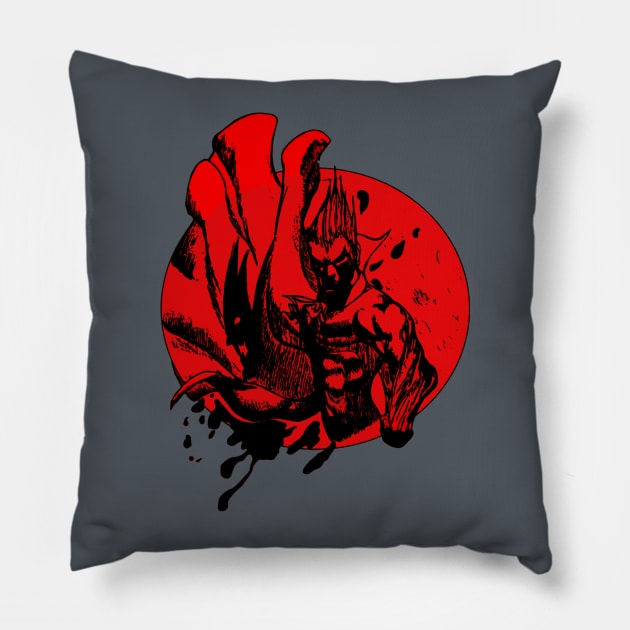 Demitri the Vampire - Darkstalkers Pillow by media319