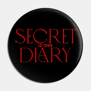 Izone Secret Diary Pin