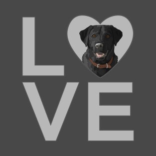 I Love Black Labrador Retrievers T-Shirt