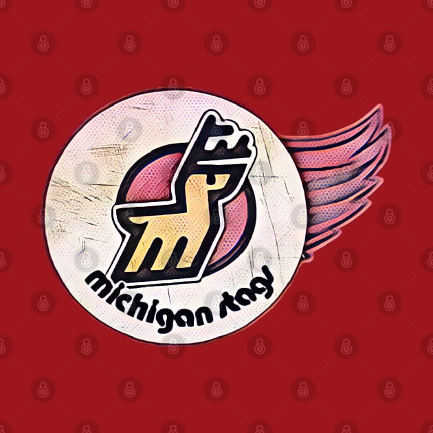 Michigan Stags Hockey by Kitta’s Shop